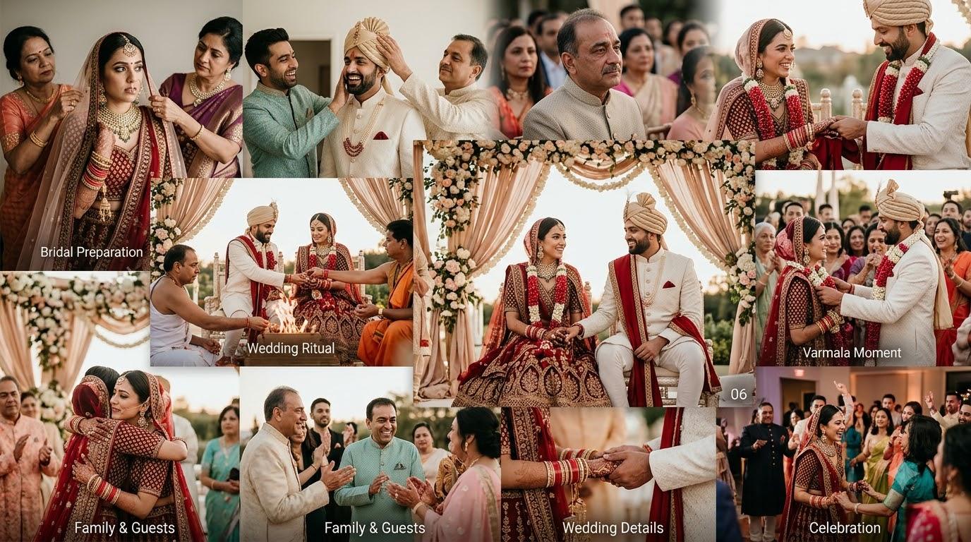 Luxury Indian wedding complete coverage